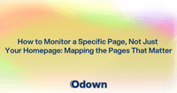 How to Monitor a Specific Page, Not Just Your Homepage: Mapping the Pages That Matter