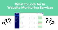 What to Look for in Website Monitoring Services